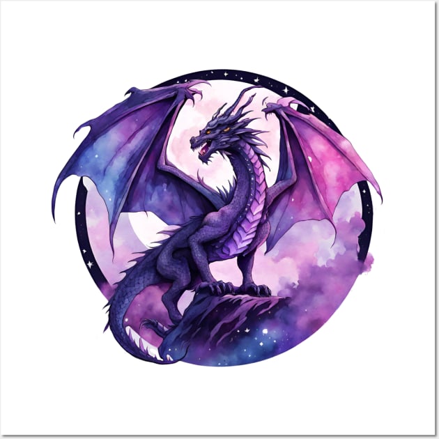 Colorful Dragon Wall Art by LetsGetInspired